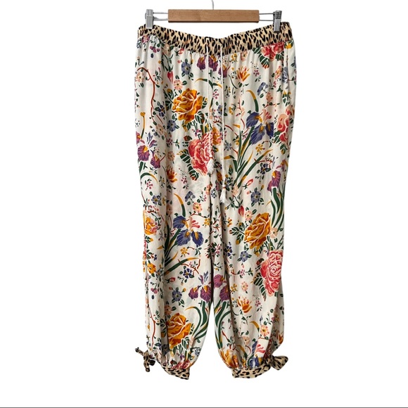 Anthropologie Other - Anthropologie Liane Sleep Pajama Pants Floral With Tie Ankle